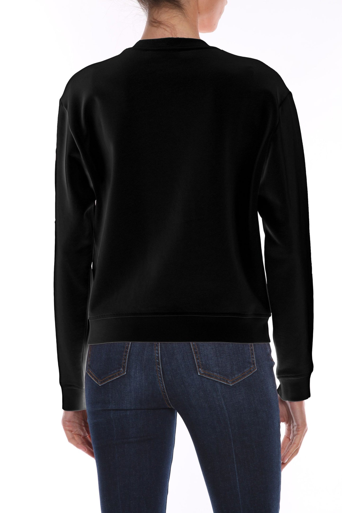 Black Cotton Sweater
