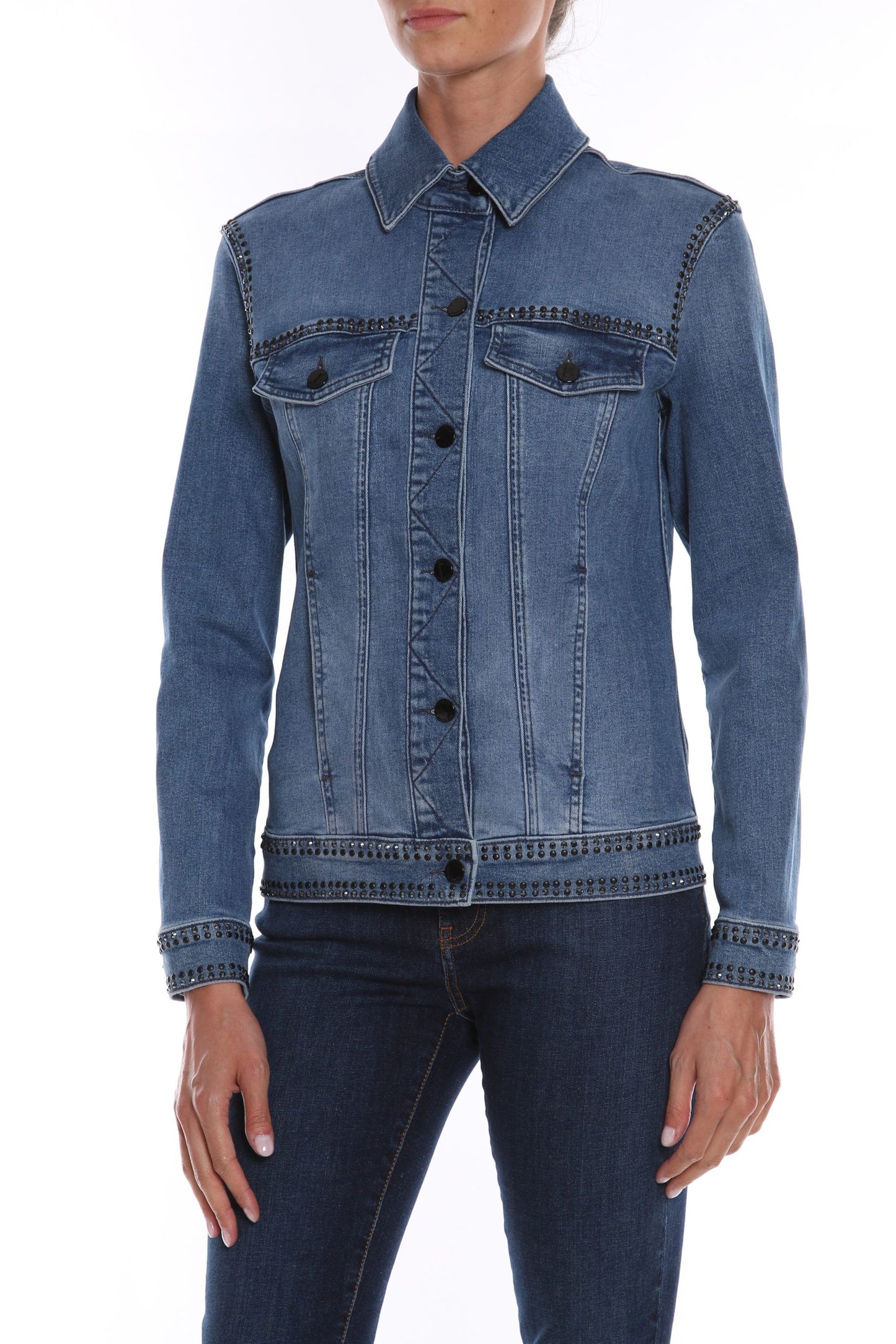 Blue Cotton Jackets & Coat