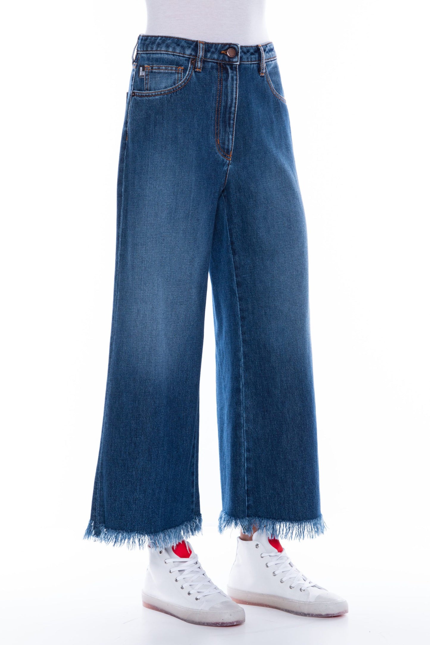 Blue Cotton Jeans & Pant
