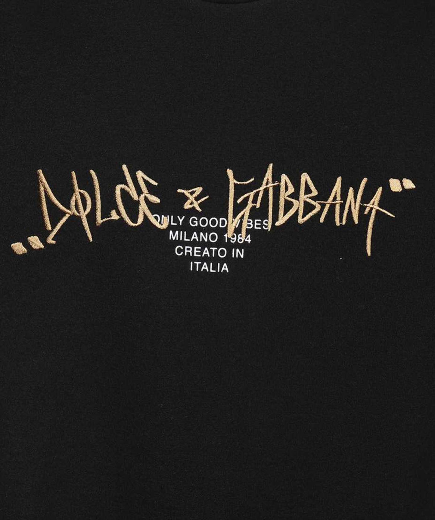 Black Cotton T-Shirt