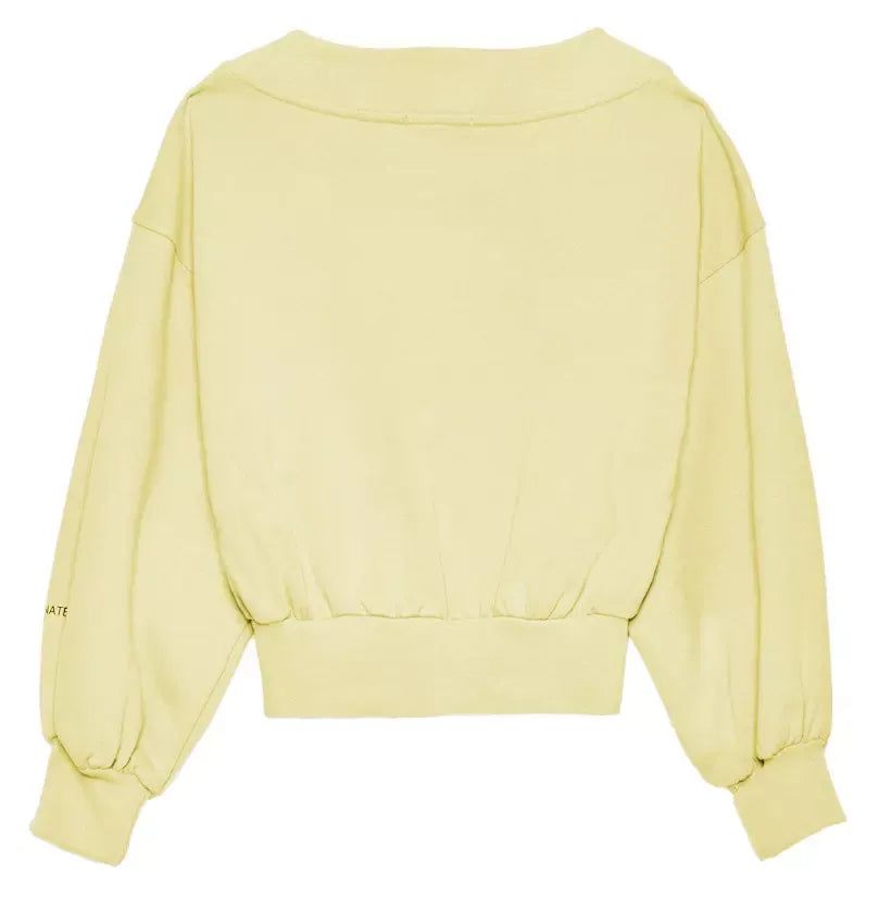 Yellow Cotton Sweater