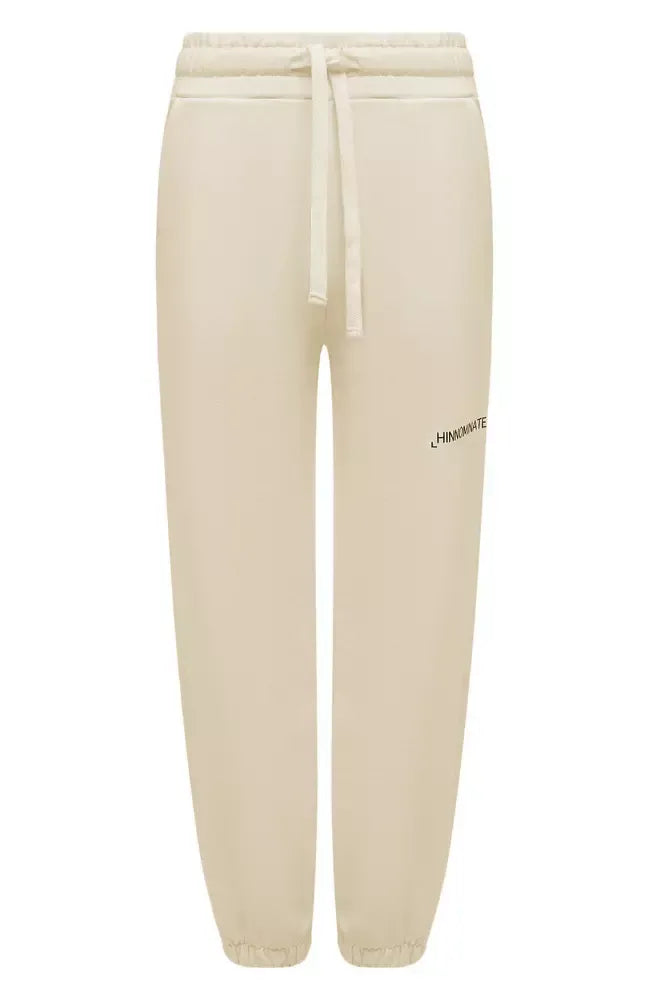 Beige Cotton Jeans & Pant