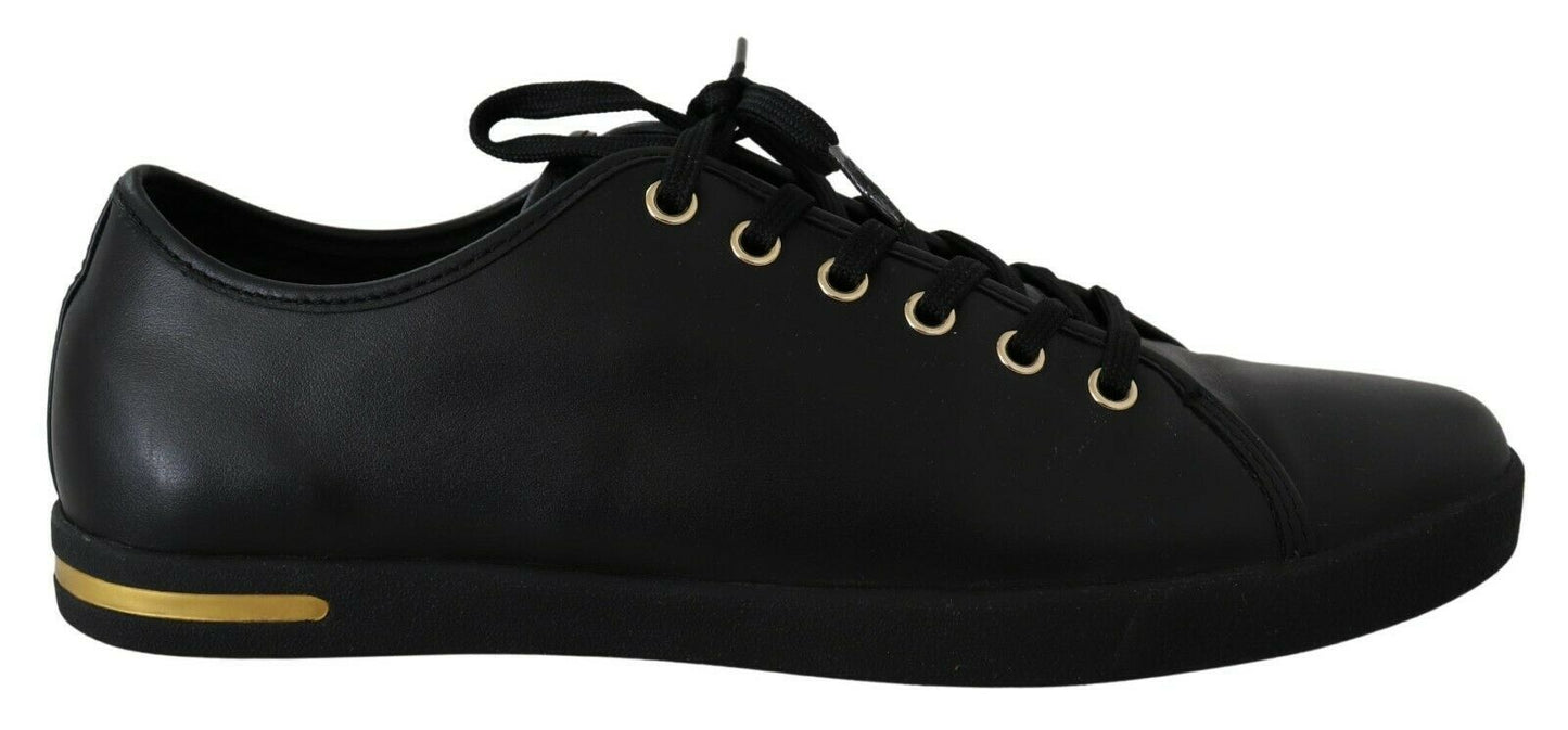 Black Gold Leather Lace Black Gold Leather Lace Shoes