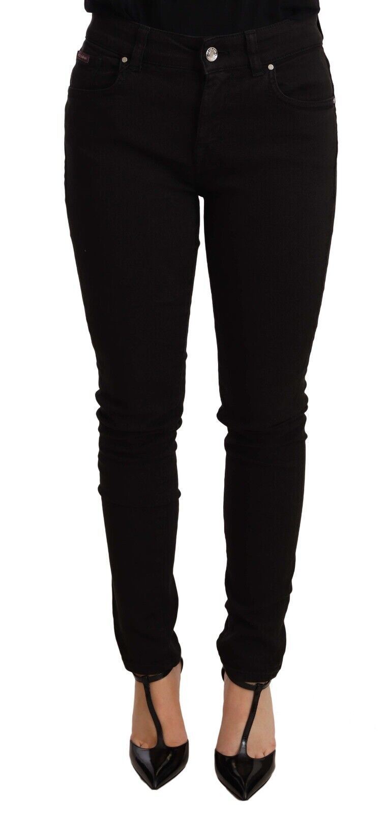 Black Slim Fit Denim Cotton Stretch Jeans