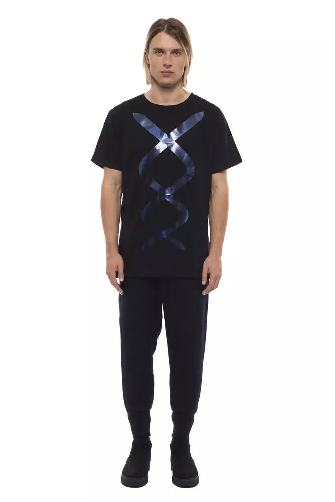Black Cotton T-Shirt