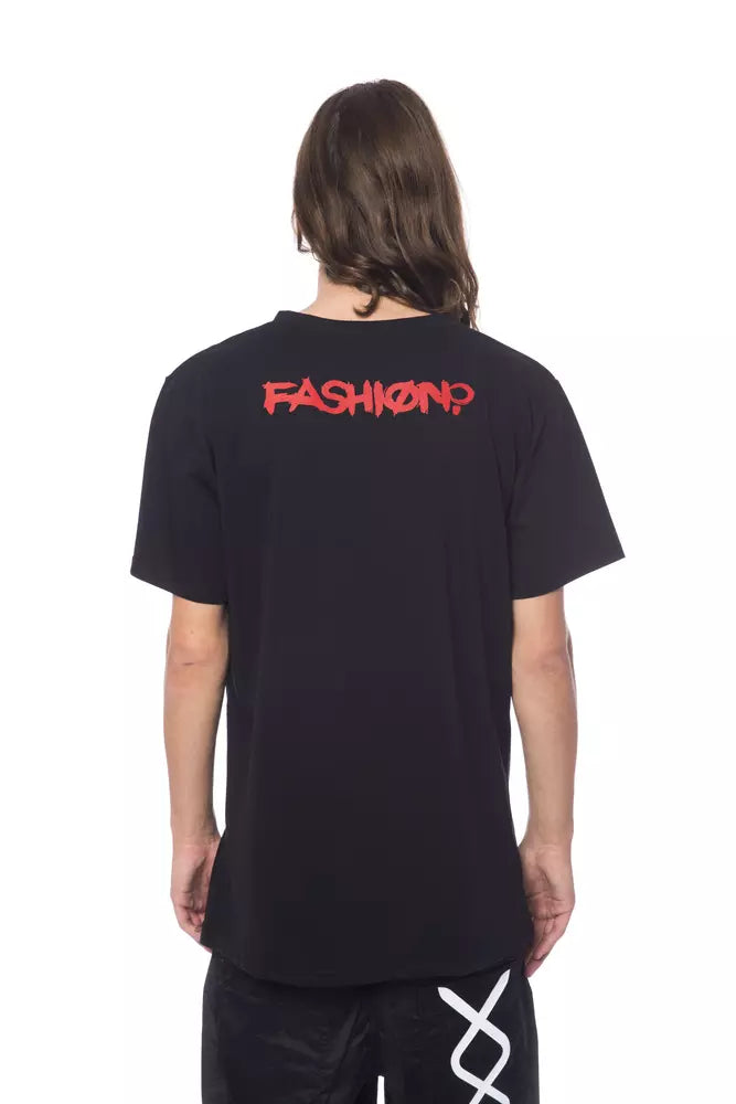 Black Cotton T-Shirt