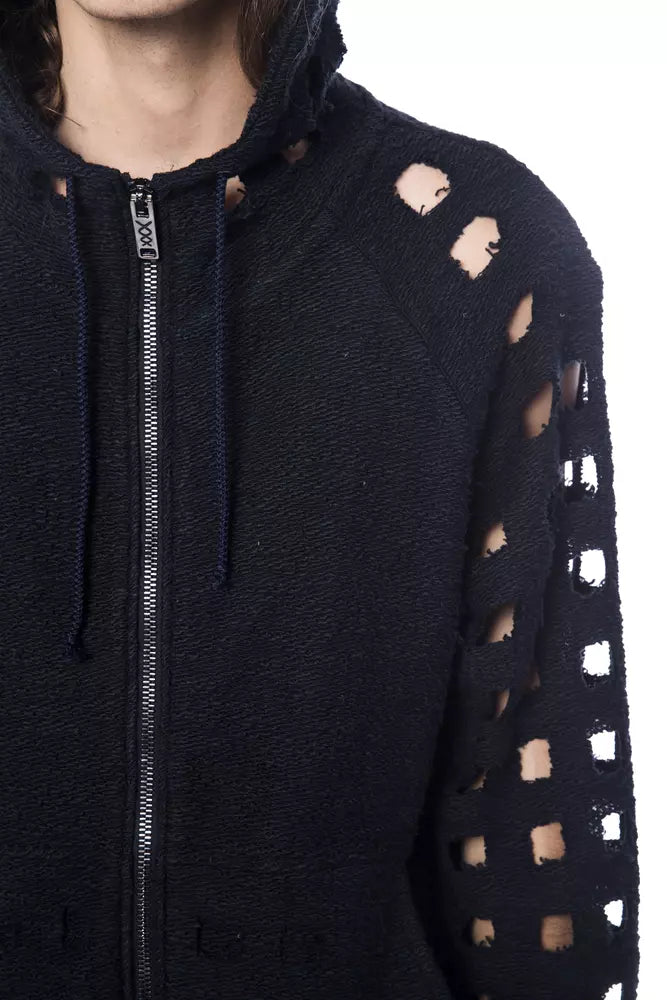 Black Cotton Sweater