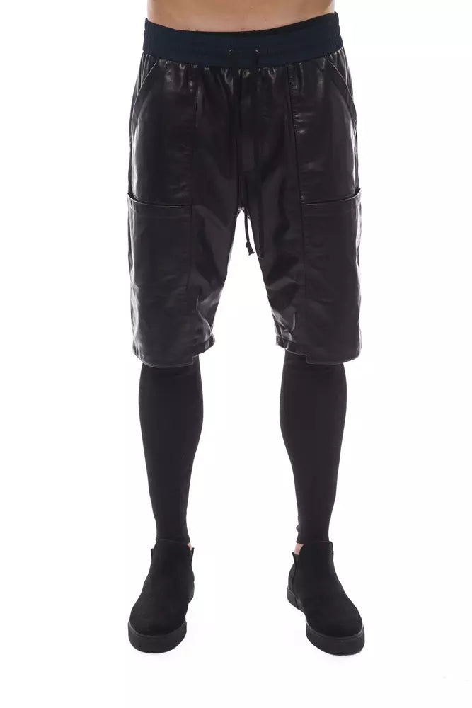 Black Leather Jeans & Pant