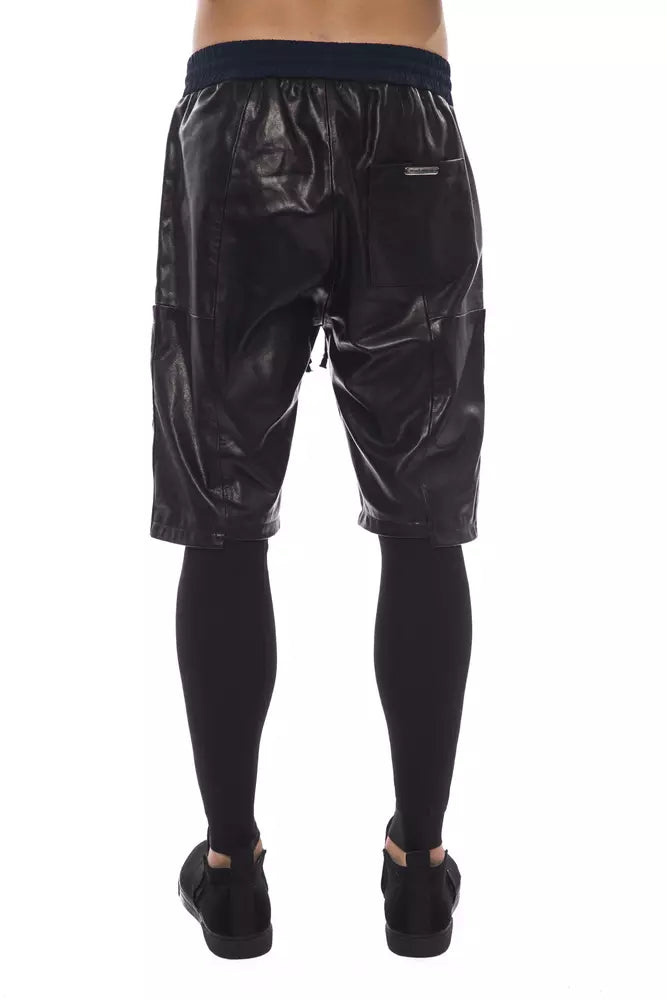 Black Leather Jeans & Pant