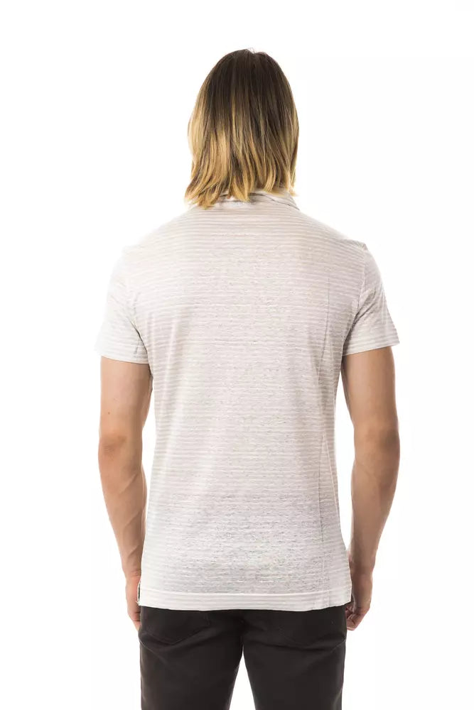 Beige Linen T-Shirt