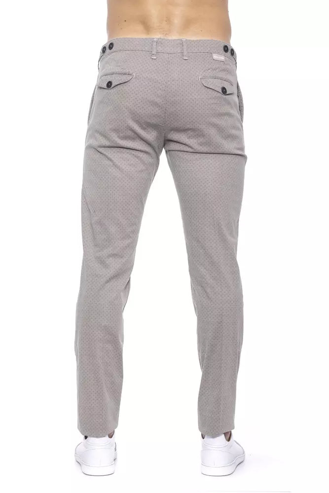 Beige Cotton Jeans & Pant