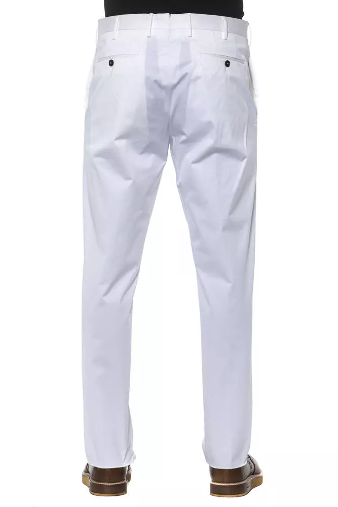 White Cotton Jeans & Pant