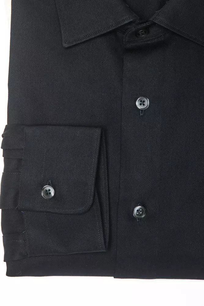 Black Cotton Shirt