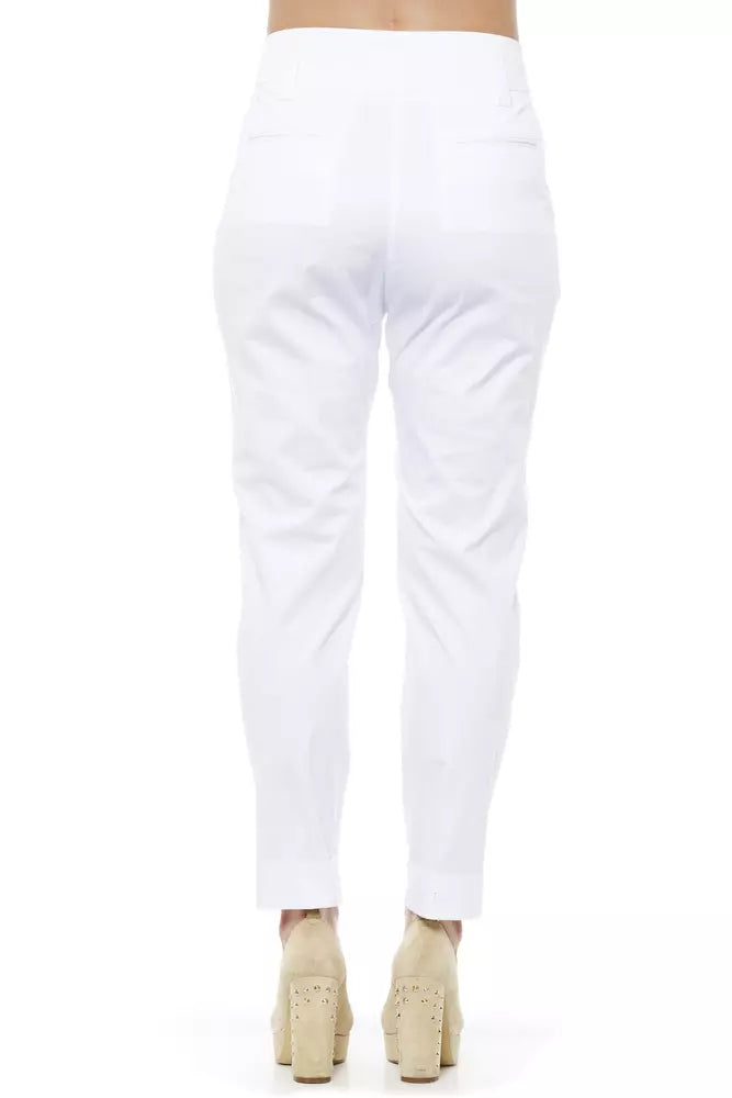 White Cotton Jeans & Pant