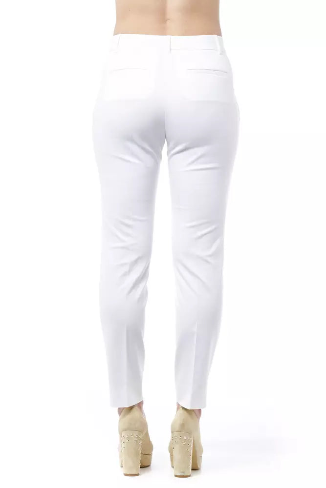 White Cotton Jeans & Pant
