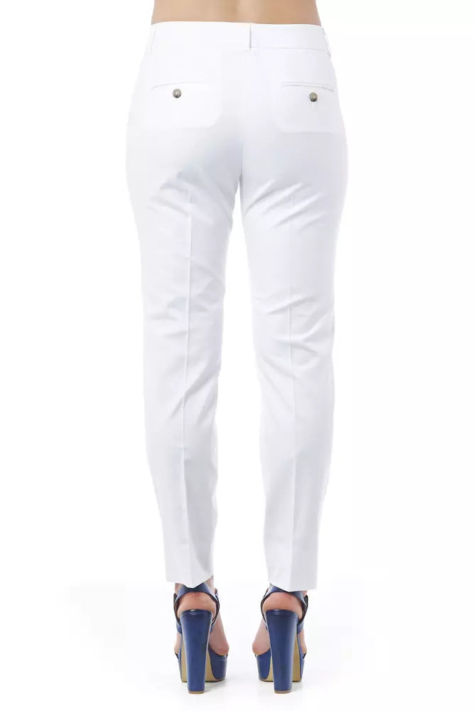 White Cotton Jeans & Pant