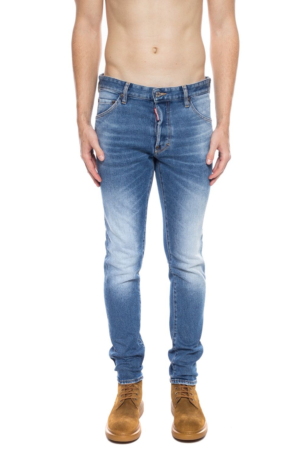 Blue Cotton Jeans & Pant