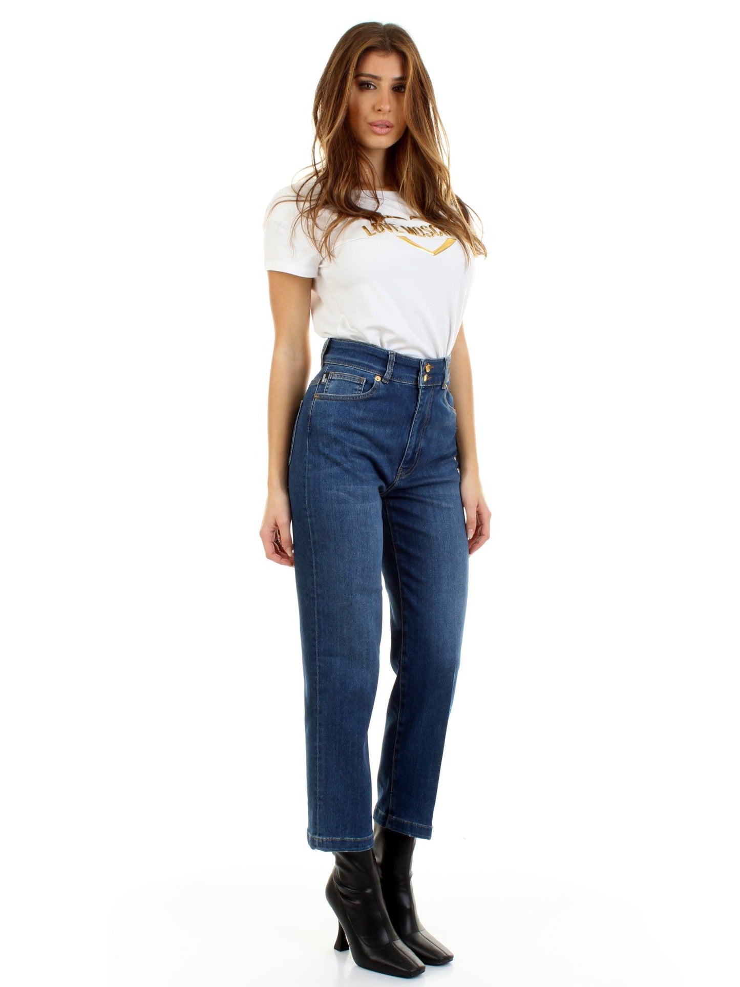 Blue Cotton Jeans & Pant