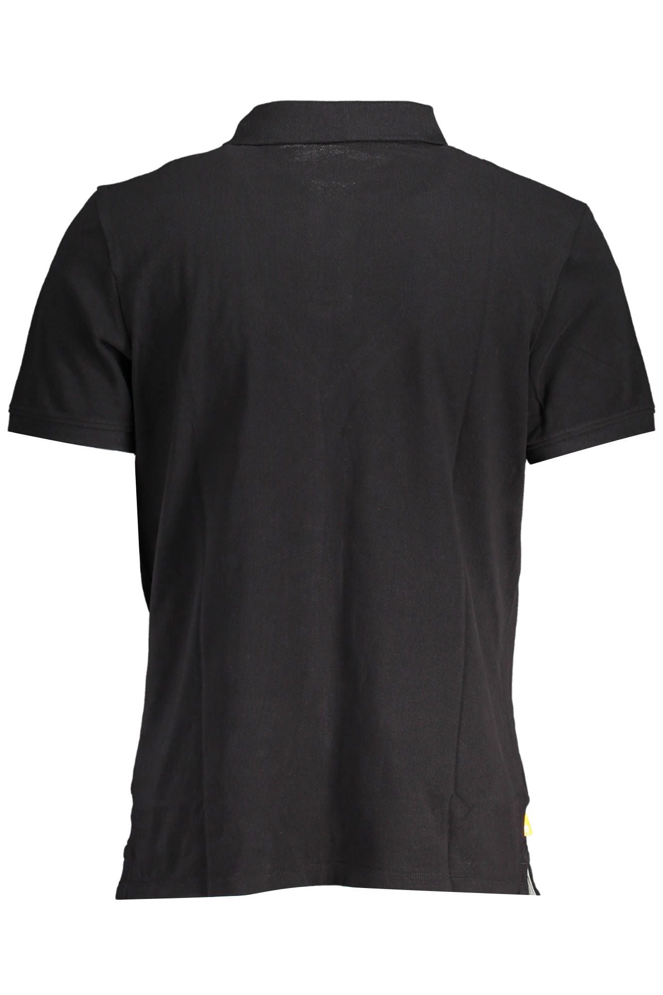 Black Cotton Polo Shirt