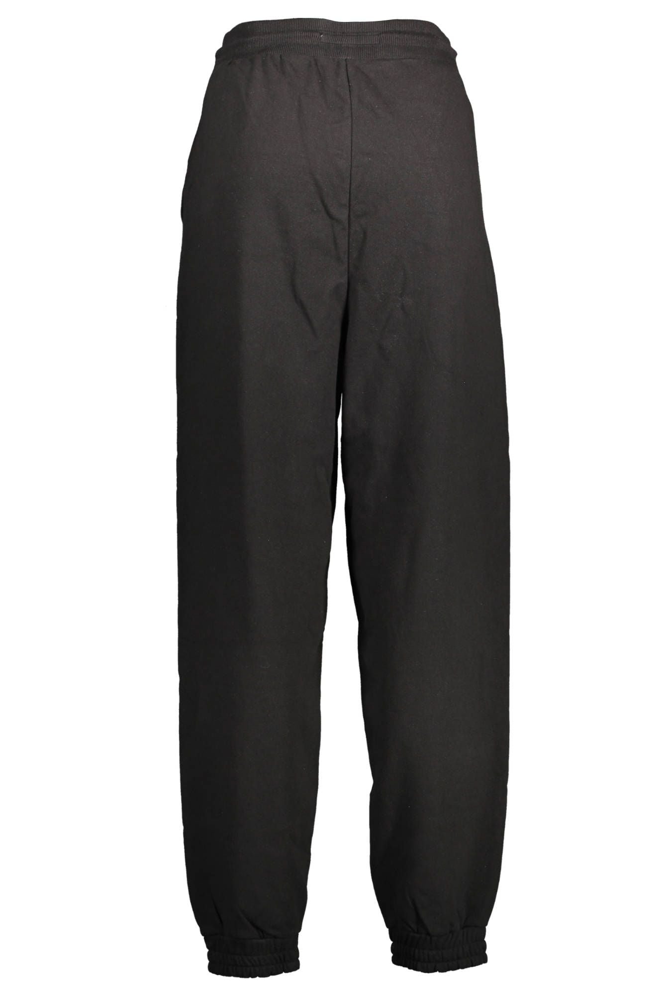Black Cotton Jeans & Pant