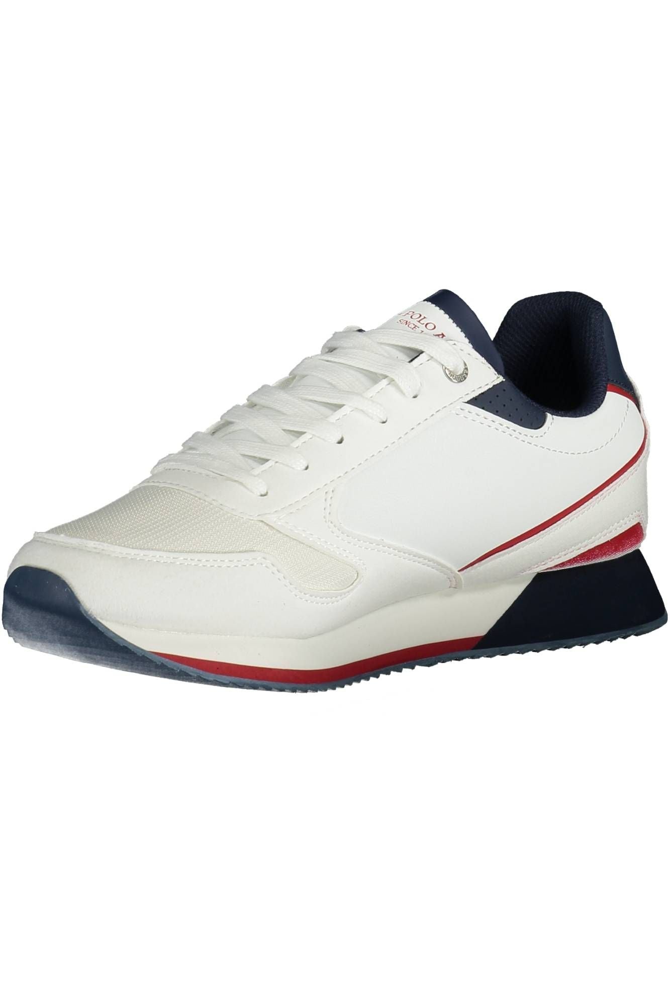 White Polyester Sneaker