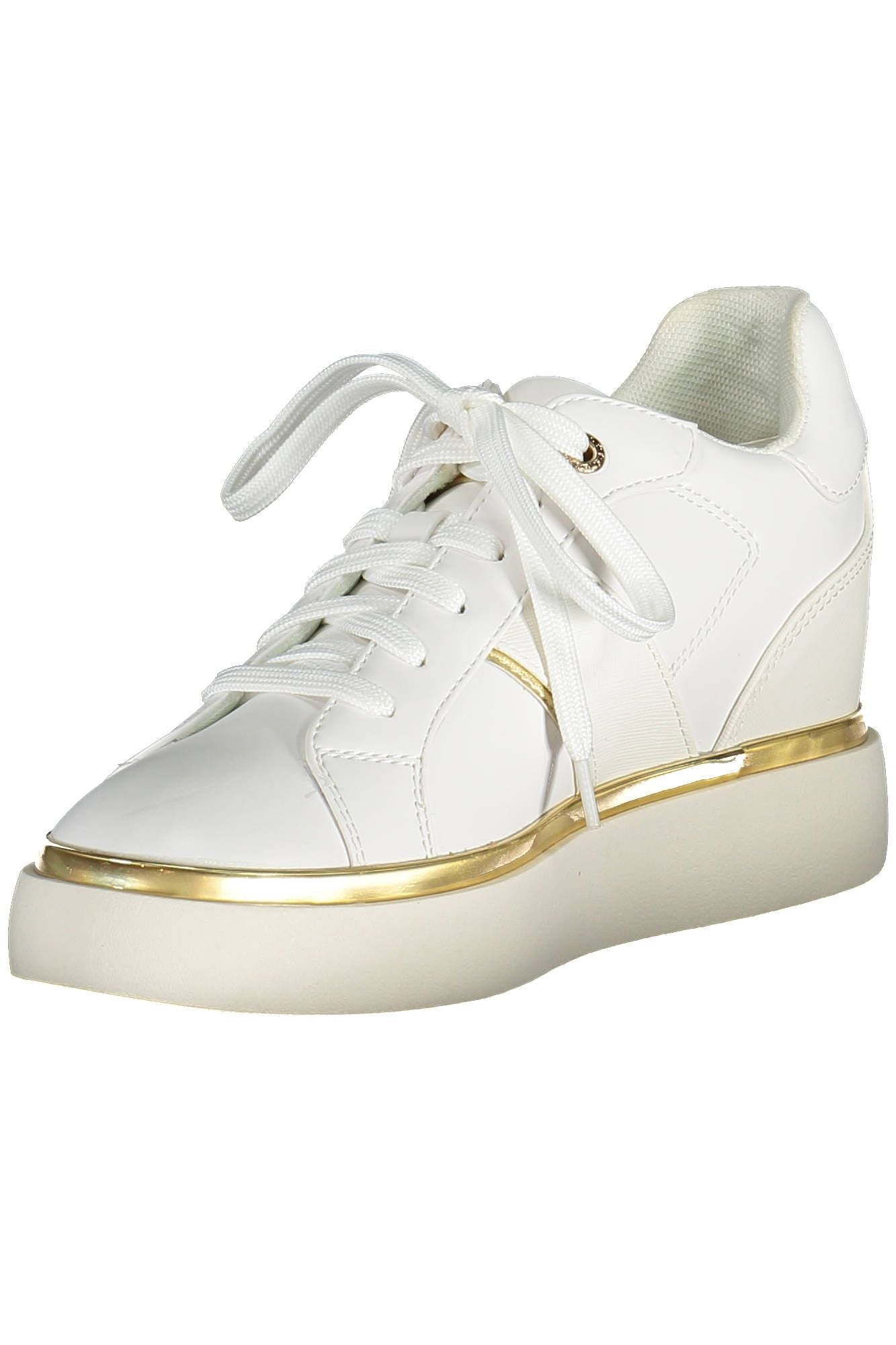 White Polyester Sneaker