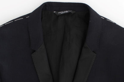 Blue wool GOLD slim fit blazer