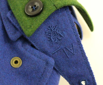 Habsburg Blue Green Wool Jacket Coat