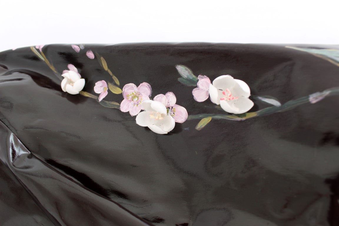 Black floral 3/4 Sleeve sheath dress