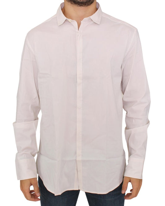 White cotton dress shirt