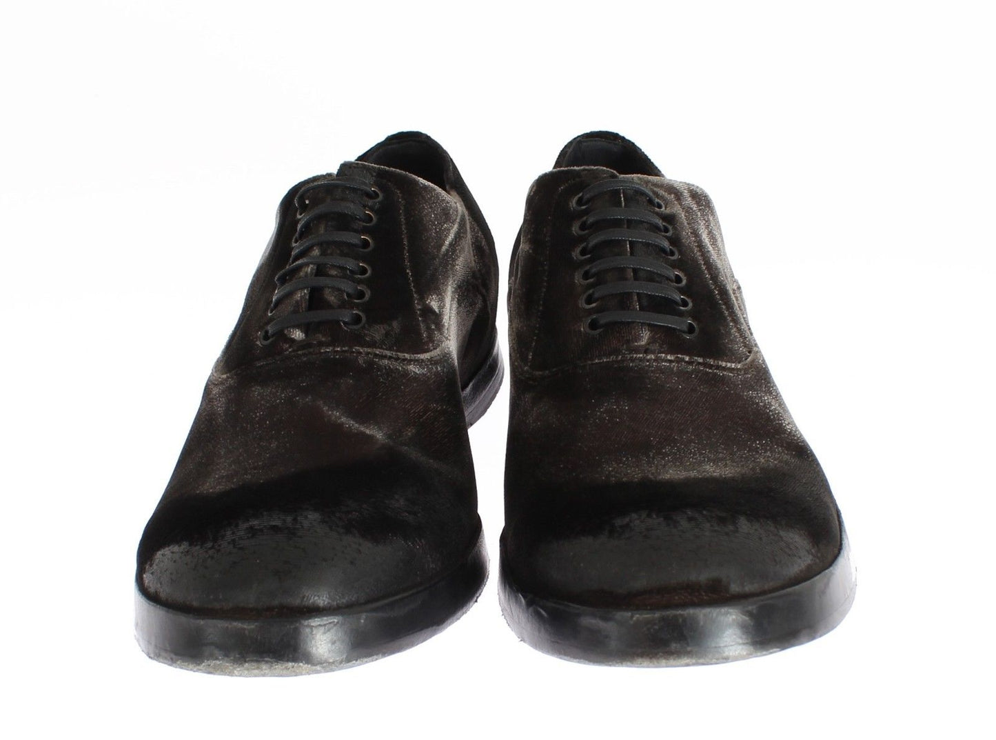 Brown Velvet Casual Mens Laceups Shoes