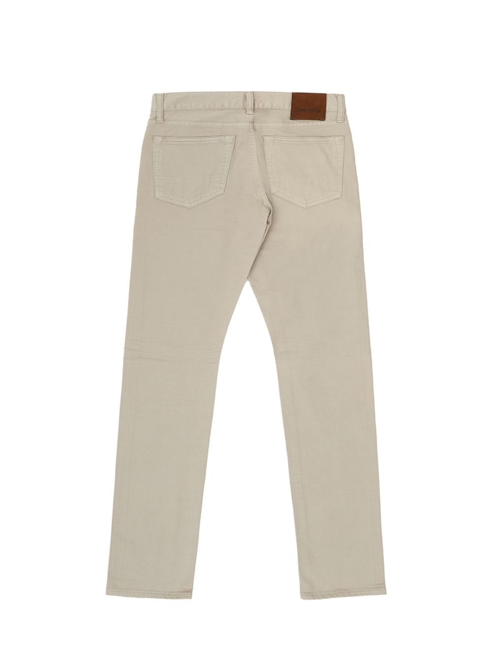 Beige Five Pockets Jeans Pants