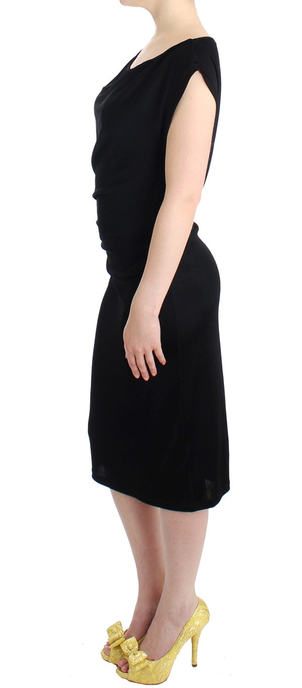 Black assymetric dress