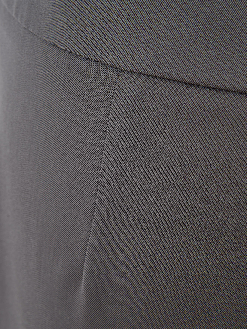 Wool Grey High Waist Palazzo Trousers
