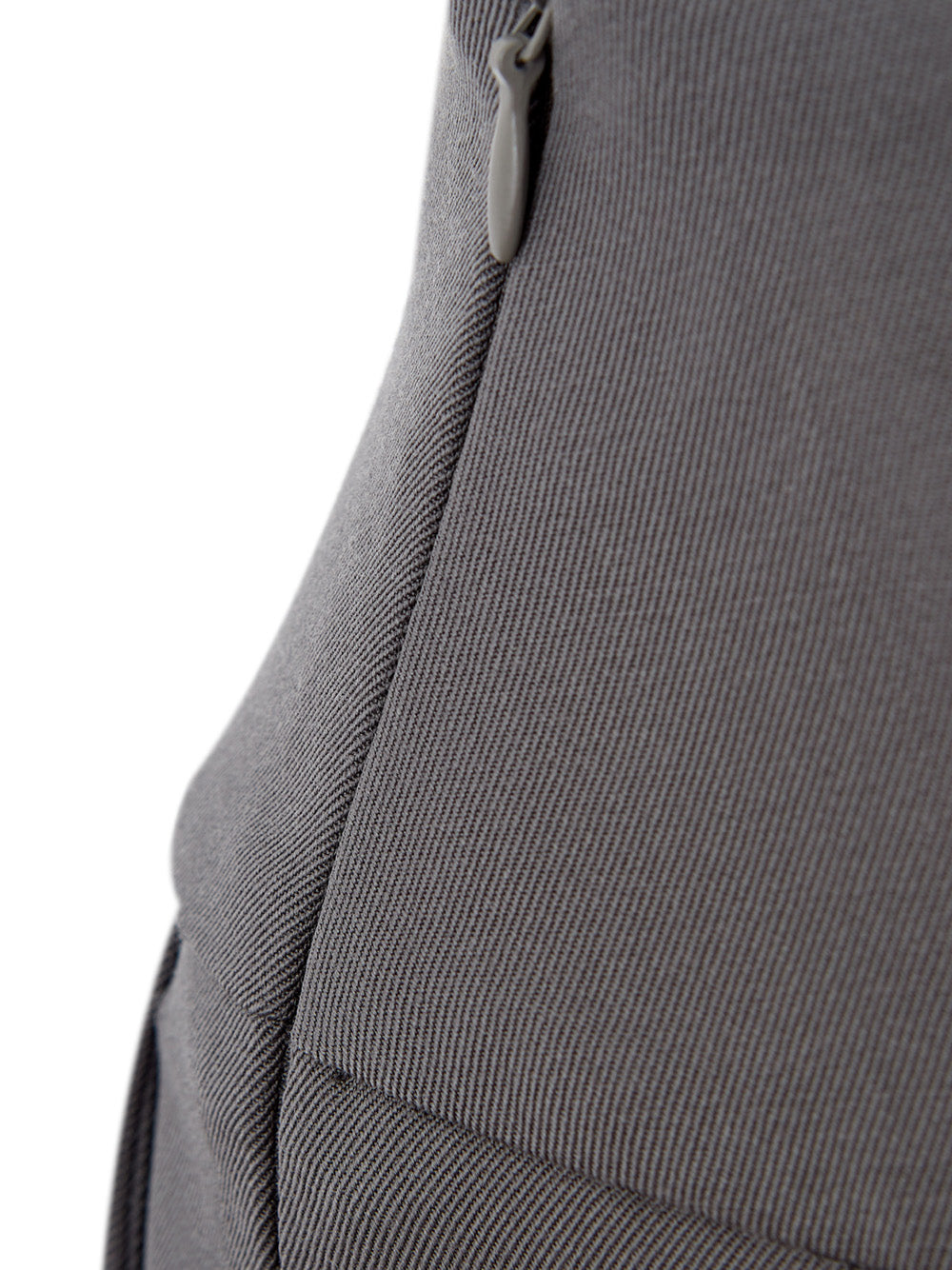 Wool Grey High Waist Palazzo Trousers