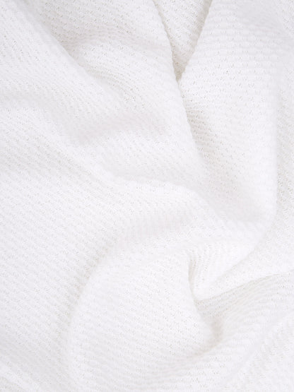 White Cotton Jumper Knitwear