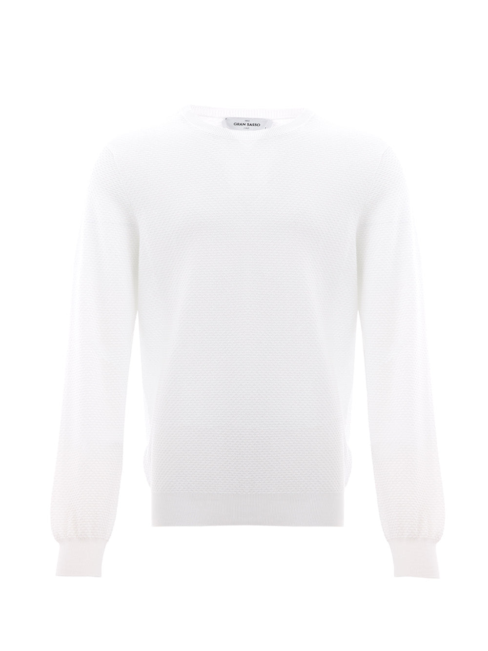 White Cotton Jumper Knitwear
