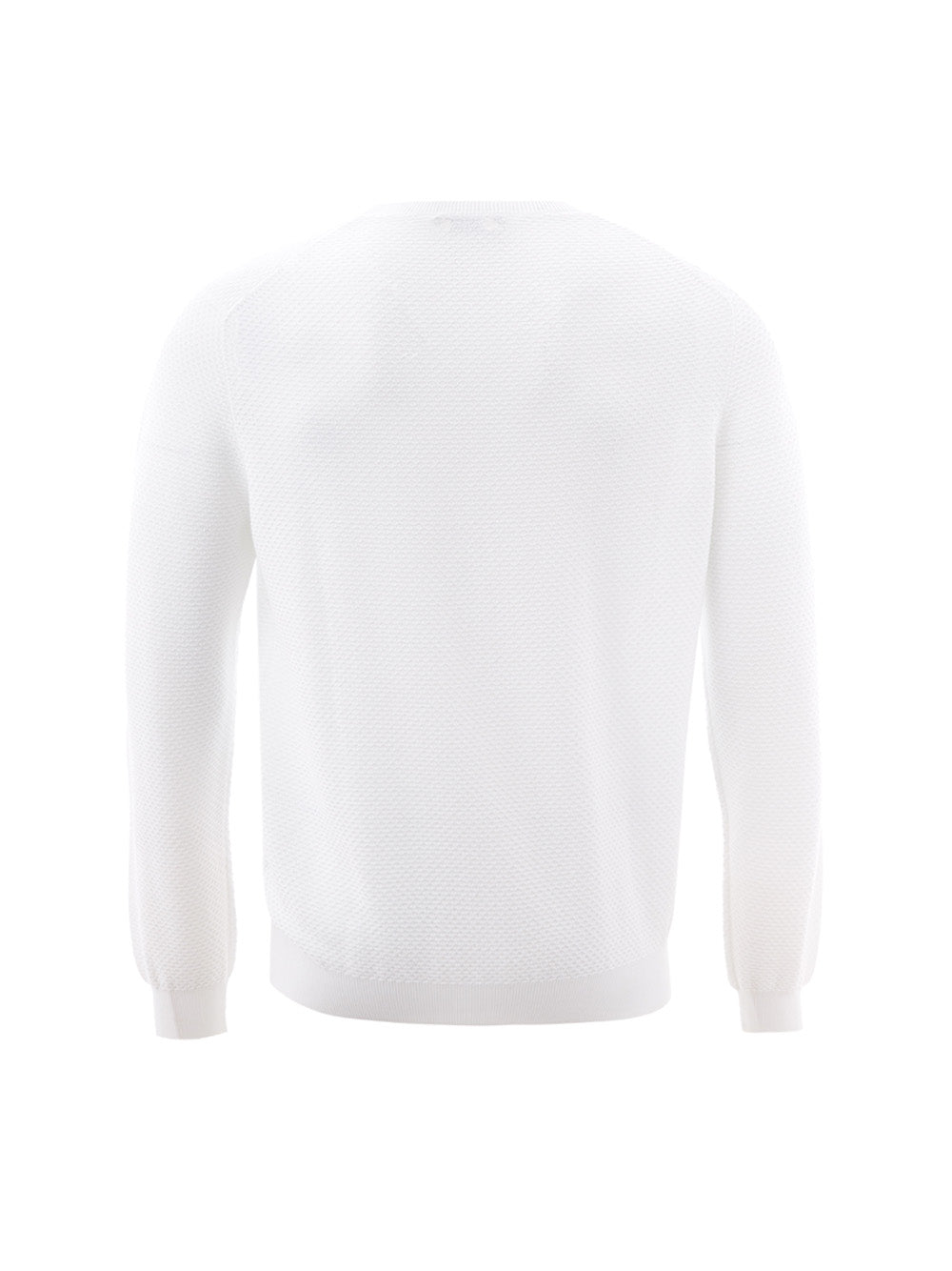 White Cotton Jumper Knitwear