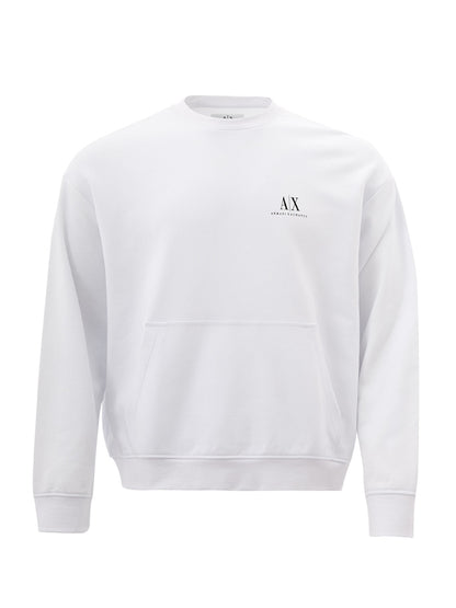 White Cotton Sweatshirt Icon. Period