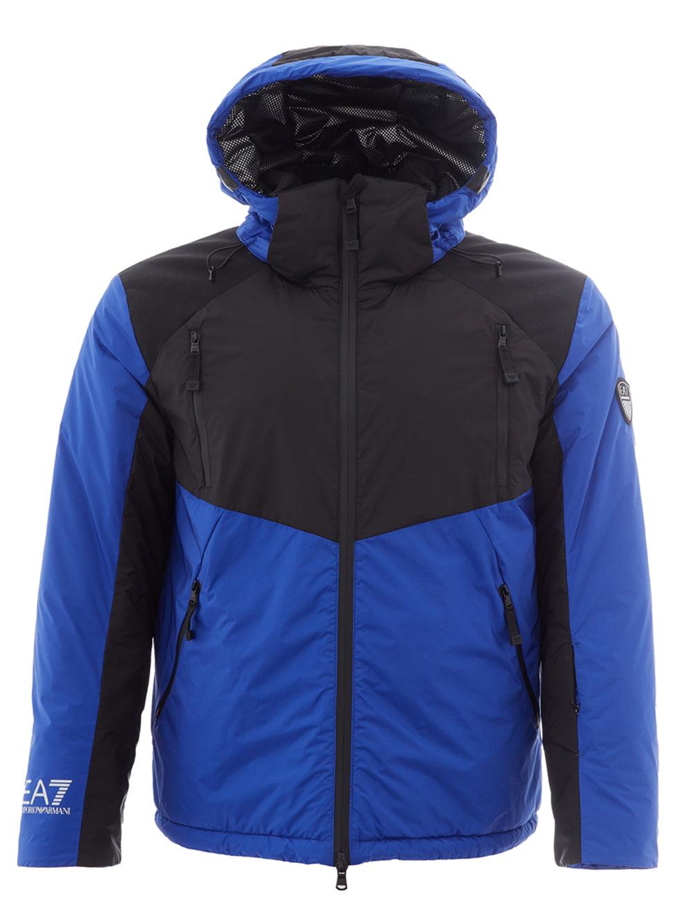 Bicolor Blue/Black Winter Technical Jacket