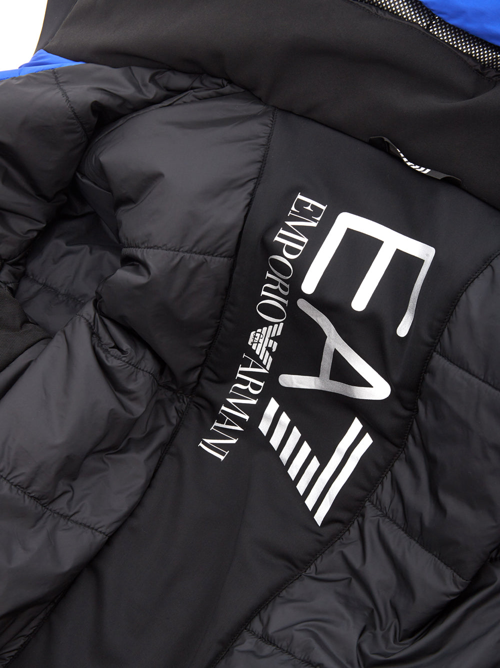 Bicolor Blue/Black Winter Technical Jacket