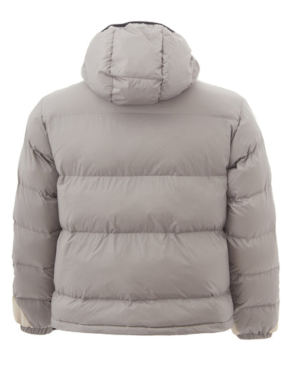 Beige/Grey Quilted Jacket