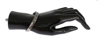 Gray Rhodium 925 Silver Bangle Bracelet