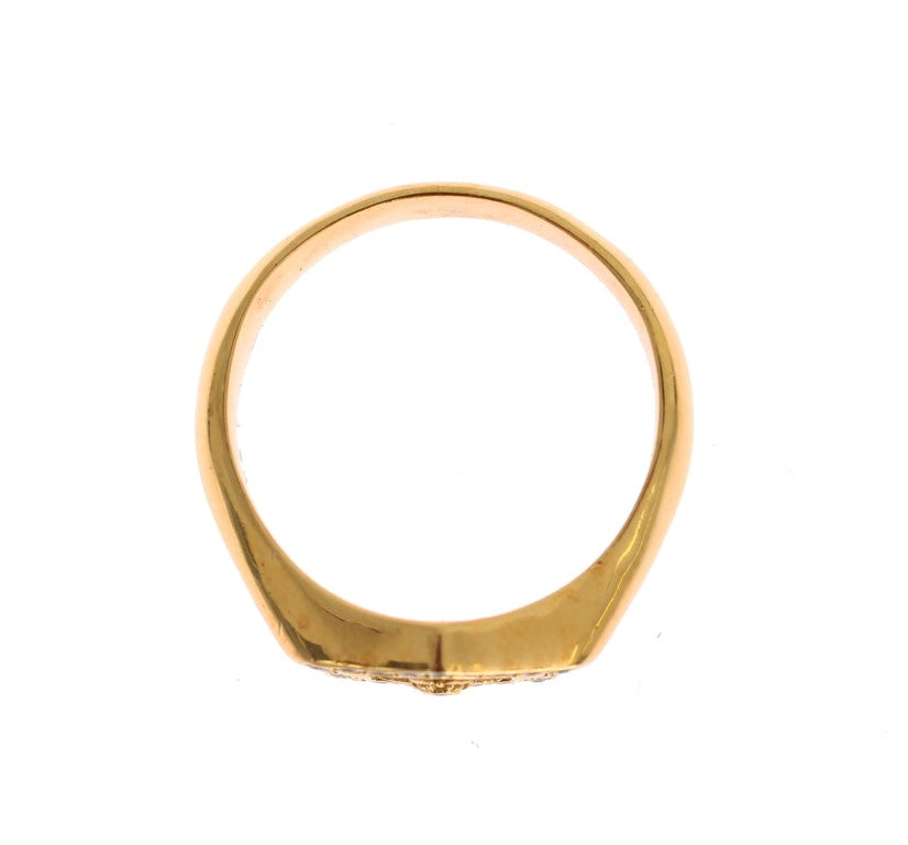 Gold Plated 925 Sterling Silver Ring