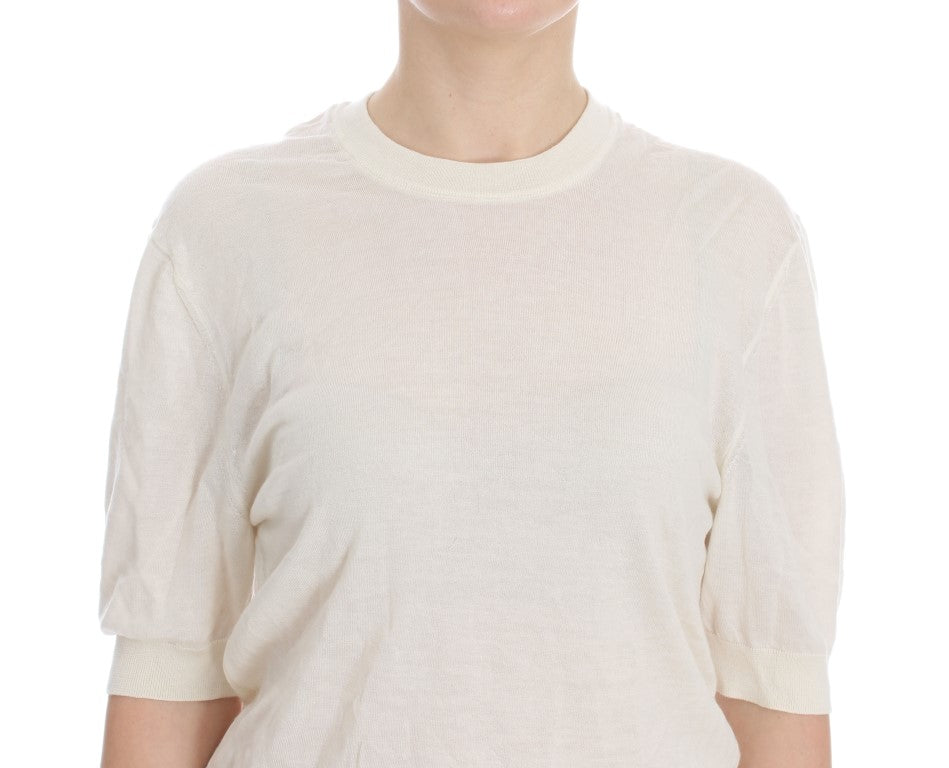 White 100% Cashmere Sweater