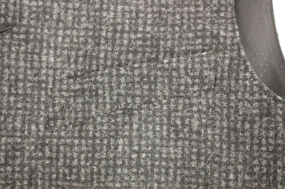 Gray Wool Blend Vest Gilet Weste