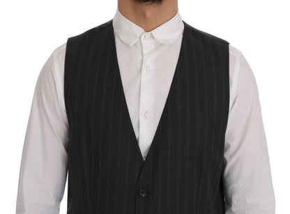 Gray STAFF Wool Stretch Vest