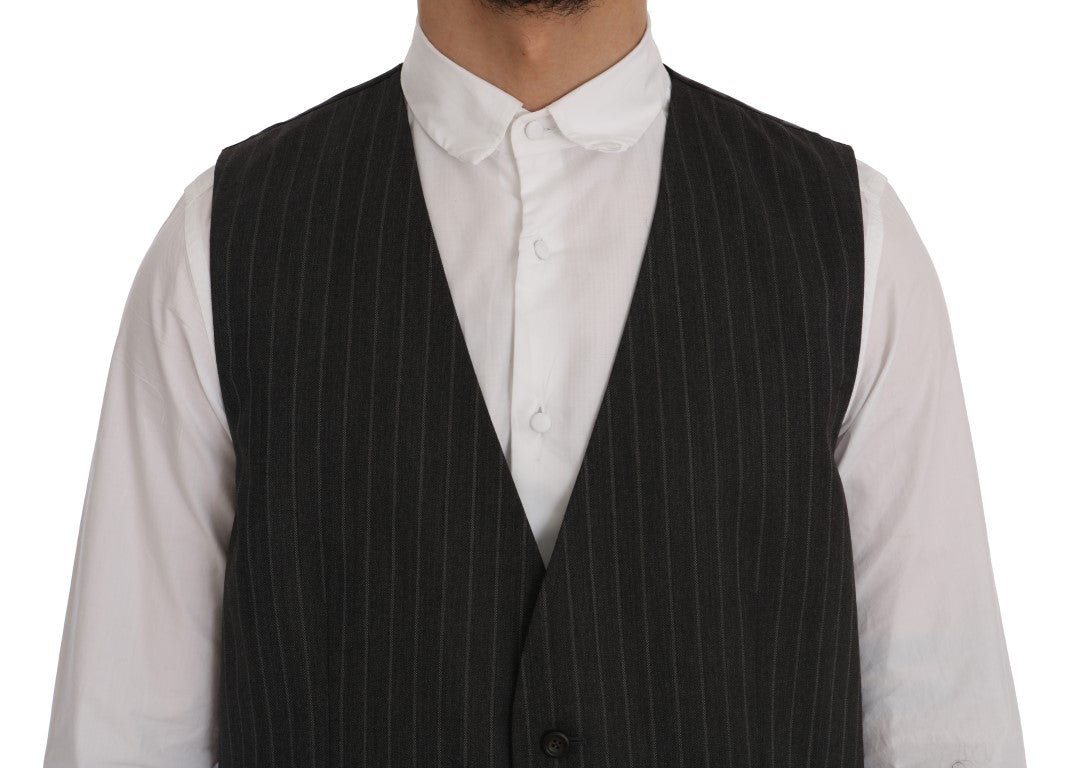 Gray STAFF Wool Stretch Vest