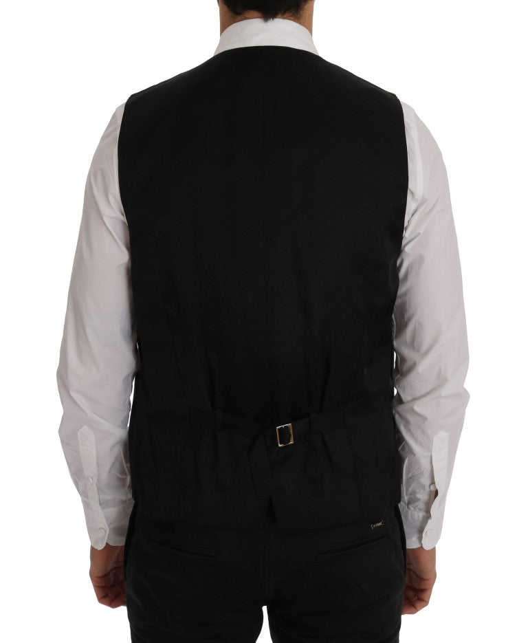 Black STAFF Wool Stretch Vest