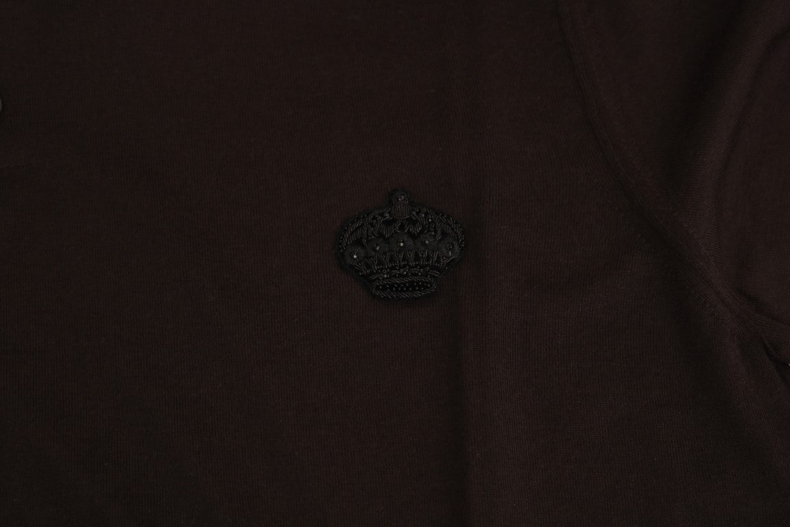 Brown Polo Short Sleeve T-shirt